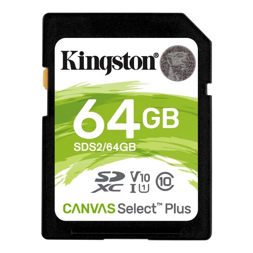 Kingston 64GB SD Card SDHC/SDXC Class10 UHS-I Flash Memory 85MB/s Read 100MB/s Write Full HD for Photo Video Camera