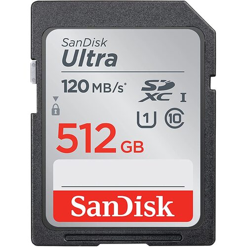 SanDisk Ultra 512GB SDXC Memory Card - SDSDUNC-512G-GN6IN