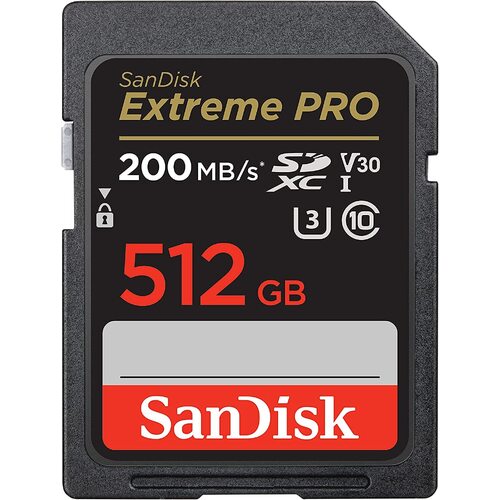 SanDisk EXTREME SDXC SDXVV 512GB V30 U3 C10 UHS- - SDSDXVV-512G-GNCIN