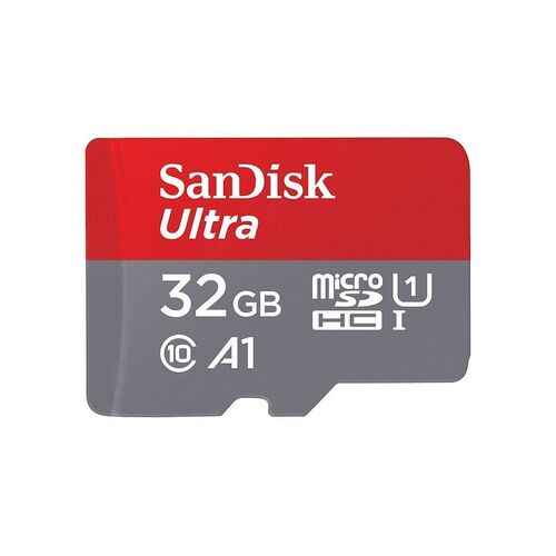 SanDisk Ultra 32GB MicroSDHC UHS-I A1 Class 10 U1 Memory Card - 120MB/s