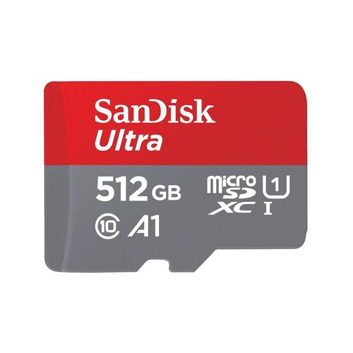 SANDISK ULTRA MICROSDXC SQUA4 512GB A1 C10 U1 UHS-I 120MB/S R 4X6