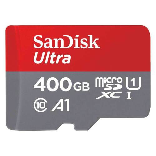 SanDisk 400GB Ultra microSDXC A1 UHS-I Memory Card with Adapter - 100MB/s