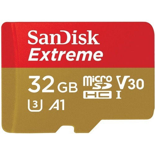 SanDisk Extreme microSDHC, SQXAF 32GB, V30, U3, C10, A1, UHS-1, 100MB/s R, 60MB/s W, 4x6, Lifetime Limited, Mobile Gaming SKU - SDSQXAF-032G-GN6GN