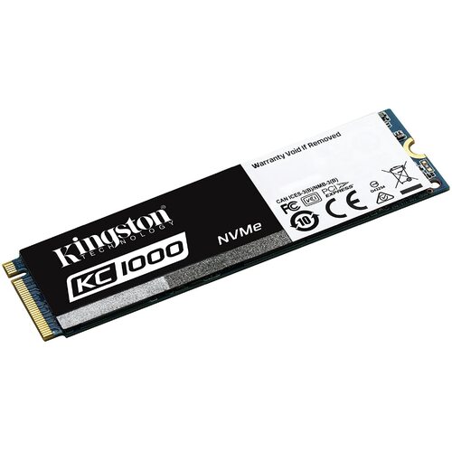 Kingston SKC1000/240G SKC1000/240G KC1000 NVMe PCIe 240 GB M.2 PCI Express 3.0 Solid State Drive, Black