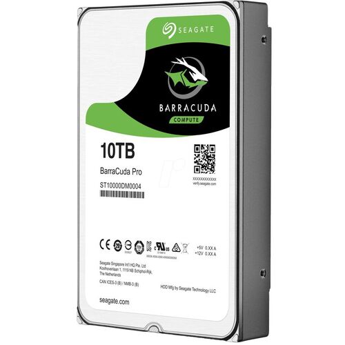 Seagate ST10000DM0004 10TB BarraCuda PRO 3.5" SATA3 Desktop Hard Drive