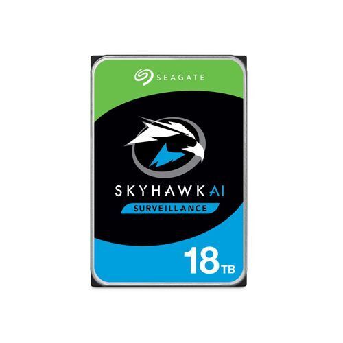 SEAGATE SKYHAWK 3.5" 18TB SURVEILLANCE AI INTERNAL SATA DRIVE (ST18000VE002)