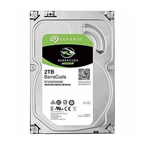 Seagate ST2000DM008 2TB BarraCuda 3.5" 7200RPM SATA3 Desktop Hard Drive