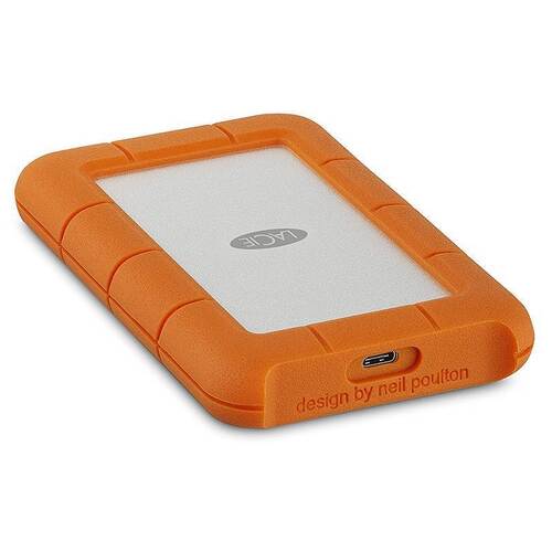 LaCie RUGGED 2.5" 4FT DROP RESISTANT 5TB USB-C Hard Drive