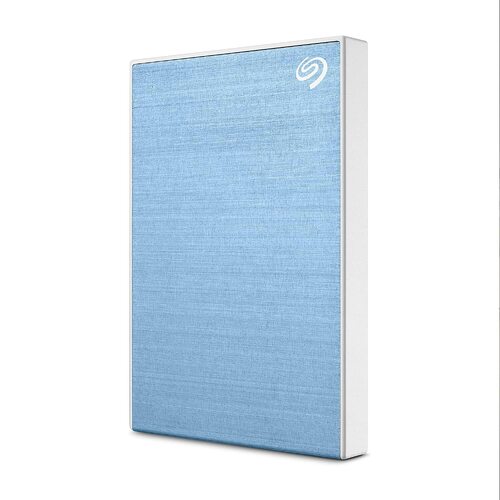 Seagate One Touch 1TB External HDD with Password Protection – Light Blue (STKY1000402)