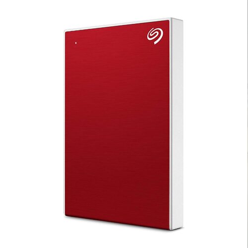 Seagate One Touch 1TB External HDD with Password Protection – Red (STKY1000403)