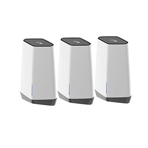 NETGEAR Orbi Pro WiFi 6 Business Tri-Band Mesh AX6000 System with 1 Router and 2 Satellites