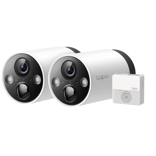 TP-Link Tapo C420S2 Smart Wire-Free Security Camera System, 2-Camera System