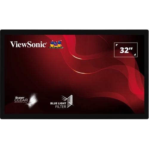 ViewSonic TD3207 32” Open Frame Touch Monitor with 24/7 Operation