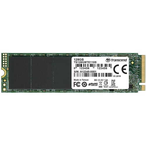 Transcend 128GB M.2 2280 PCIE SSD GEN3X4 3D TLC DRA