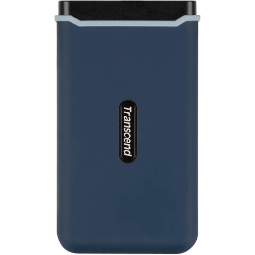 Transcend ESD370C 1TB  Type C Portable Rugged Solid State Drive - External - Navy Blue