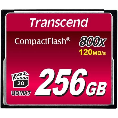 Transcend 256GB CF Card (800X)