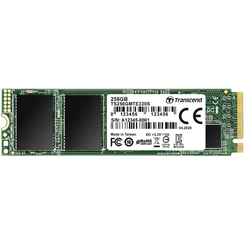 Transcend 256GB M.2 2280 PCIE SSD GEN3X4 M-KEY 3D TLC