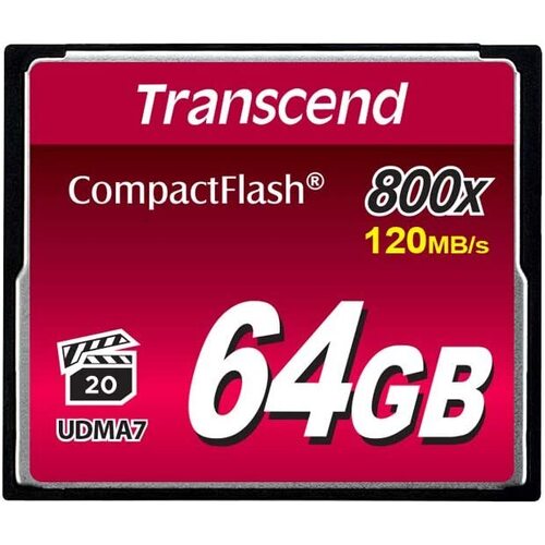 Transcend 64GB CF Card (800X)