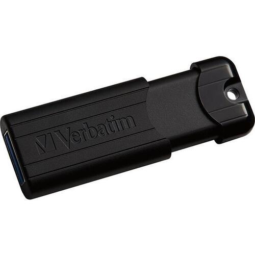 Verbatim USB3.0 Store N GO64GB Pinstripe Black P-Blist - 49318