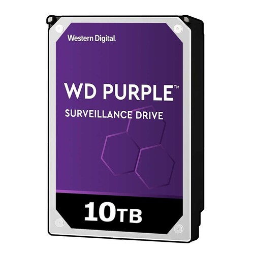 WD WD102PURZ 10TB Purple 3.5" SATA3 Surveillance Hard Drive