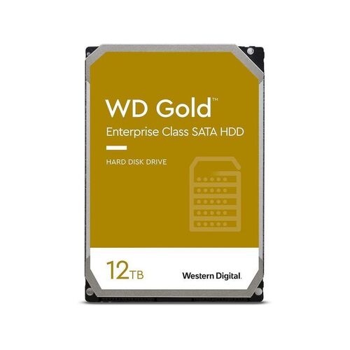 Western Digital 12TB WD Gold Enterprise Class Internal Hard Drive - 3.5' SATA 6Gb-s 512e -Speed: 7,200RPM