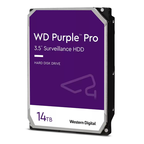 WD WD142PURP 14TB Purple Pro 3.5" SATA3 Surveillance Hard Drive