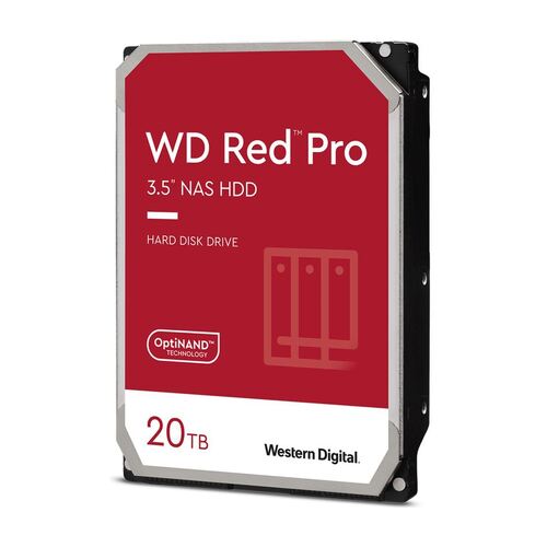 Western Digital Red Pro 20TB 3.5' NAS HDD SATA3 7200RPM 512MB Cache 