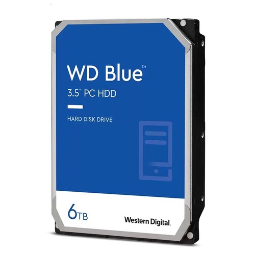 WESTERN DIGITAL WD80EAZZ 8TB Blue 3.5" 5400RPM SATA Hard Drive - WD80EAZZ