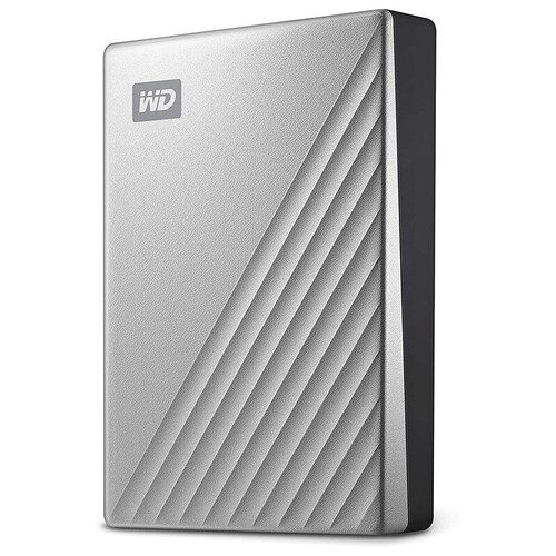 WD My Passport Ultra 4TB USB 3.0 Portable Storage - Silver