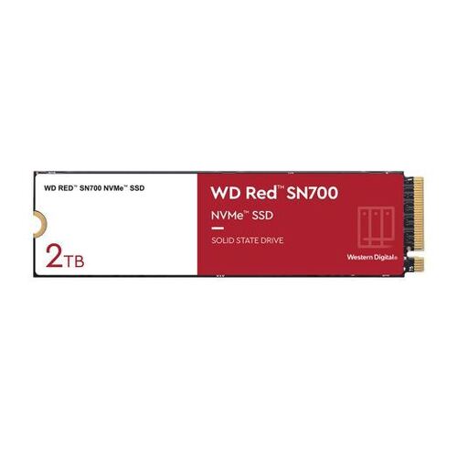 Western Digital WD Red SN700 2TB NVMe NAS SSD 3400/s 2900MB/s R/W 2500TBW 480K/540K IOPS M.2 Gen3x4