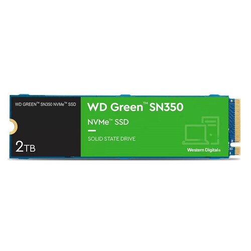 WESTERN DIGITAL Green SN350 2TB M.2 2280 NVMe PCIe QLC NAND SSD - WDS200T3G0C