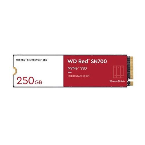 Western Digital WD Red SN700 250GB NVMe NAS SSD 3100MB/s 1600MB/s R/W 500TBW 220K/180K IOPS M.2 Gen3x4