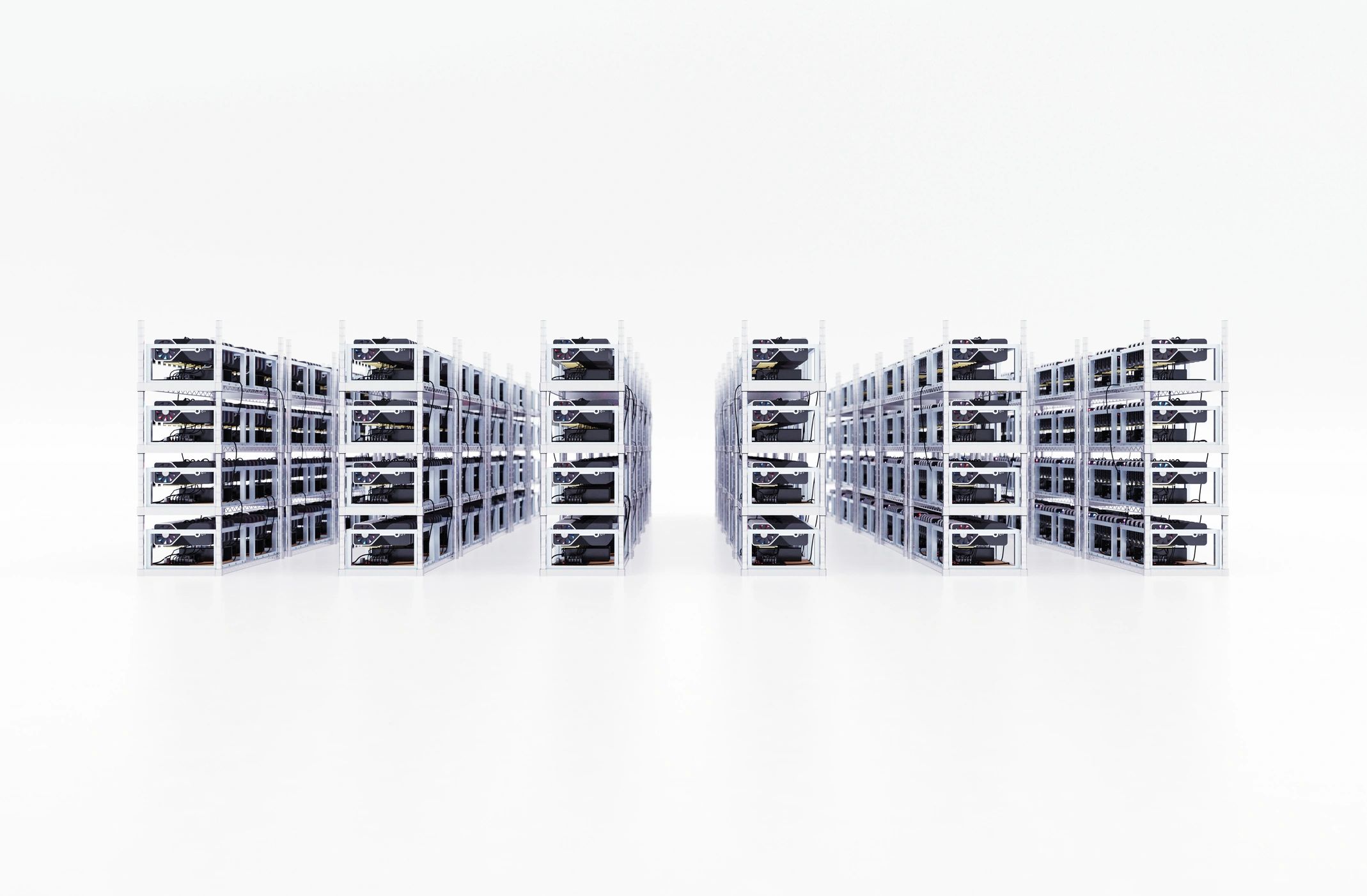 Data centre racks representing storage and recovery infrastructure